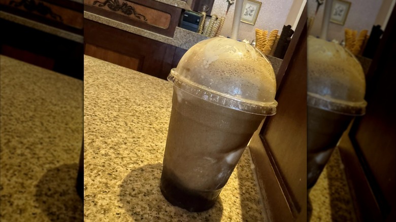 Coke float on a countertop at Gibson Girl