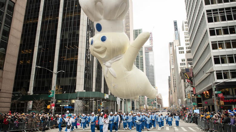 Plilsbury Doughboy Macy's Thanksgiving Day parade balloon