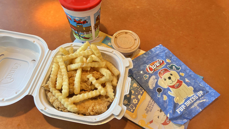 Raising Cane's Kids Meal with fries