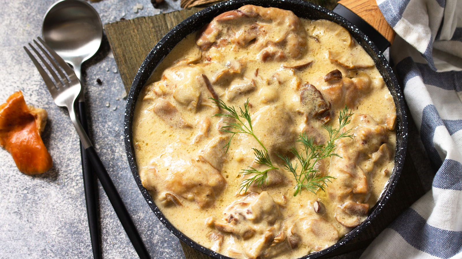 There's A Better Way To Make Chicken Fricassee — Use This $2 Canned Soup For A Tasty Shortcut