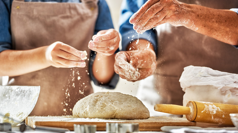 bakers making bread 