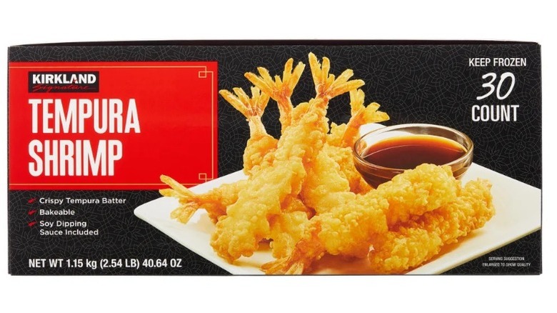 Kirkland Signature panko shrimp product package shot