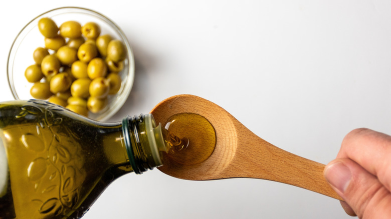 Spoonful of olive oil