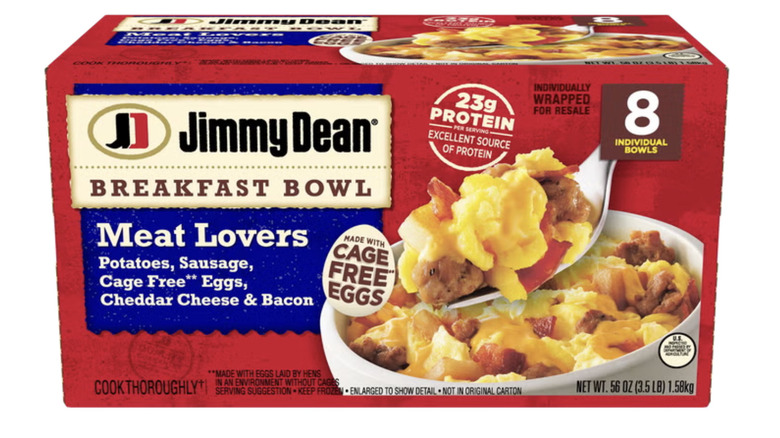 Jimmy Dean Breakfast Bowl packaging