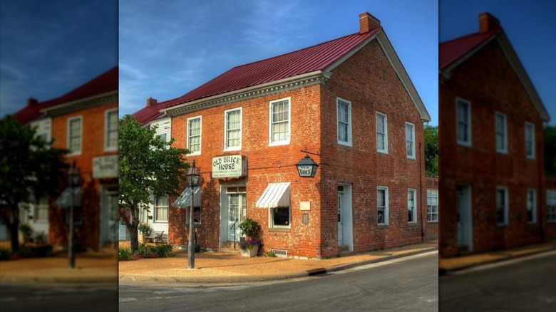 Full view of the Old Brick House corner property