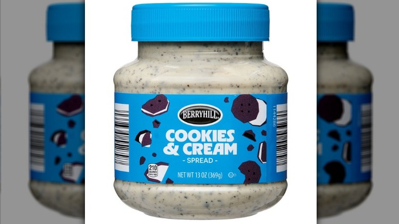 Berryhill Cookies and Cream Spread on white background