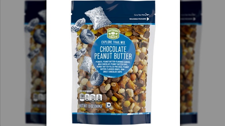 Southern Grove Trail Mix Chocolate Peanut Butter on white background