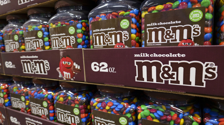 packages of M&Ms at Costco