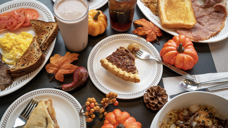 waffle house sign in yellow blocks and black lettering