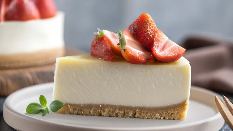 slice of cheesecake