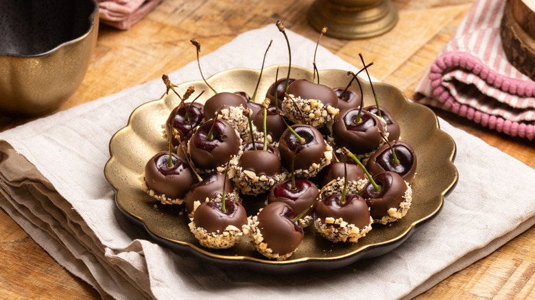 3-ingredient chocolate covered cherries