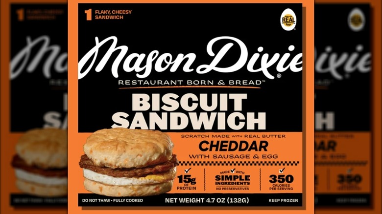 Mason Dixie biscuit sandwich packaging