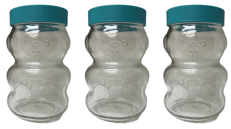 Skippy peanut butter bear jars