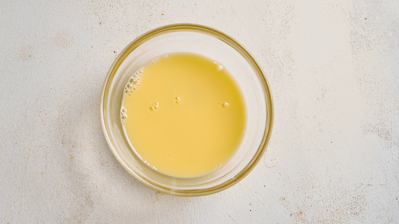 egg wash in a bowl