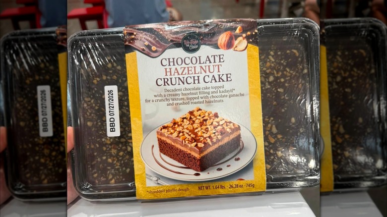 We Take the Cake Chocolate Hazelnut Crunch Cake from Costco