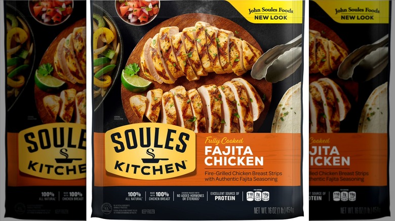 Bag of Soules Kitchen fully cooked fajita chicken
