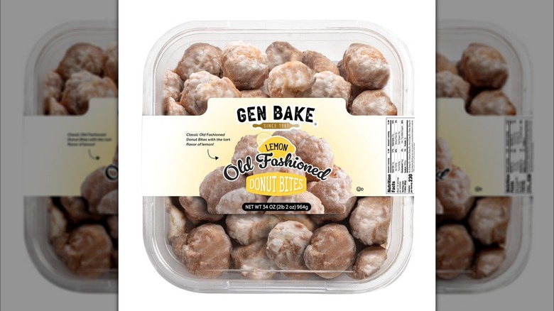 A box of Gen Bake Lemon Old Fashioned Donut Bites
