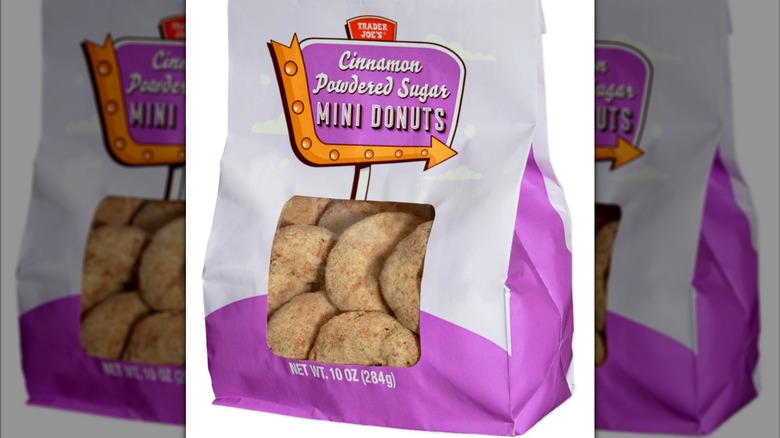 Cinnamon Powdered Mini Sugar Donuts