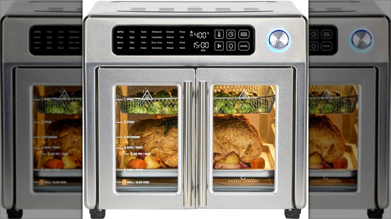 Emeril Lagasse Extra Large French Door Air Fryer Toaster Oven Combo