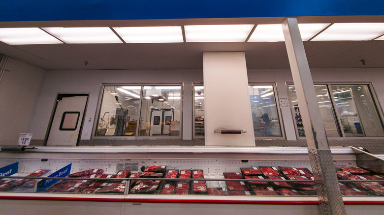 Sam's Club's meat department front