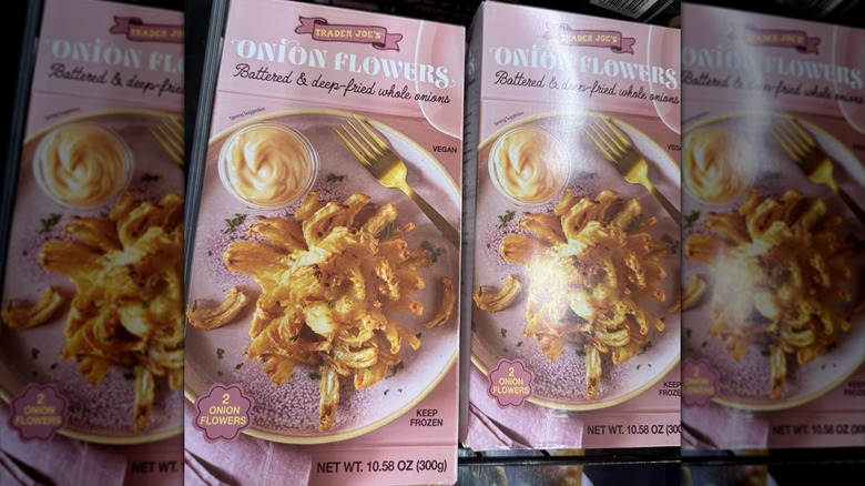 Hand holding Trader Joe's product