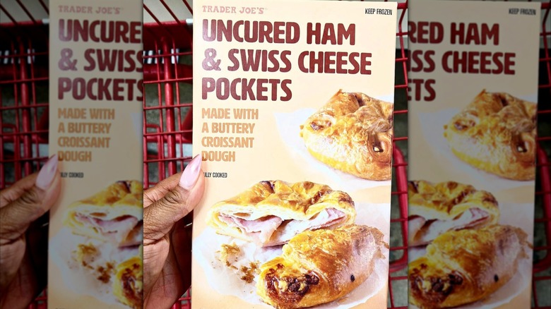 Trader Joe's frozen Uncured Ham & Swiss Cheese Pockets