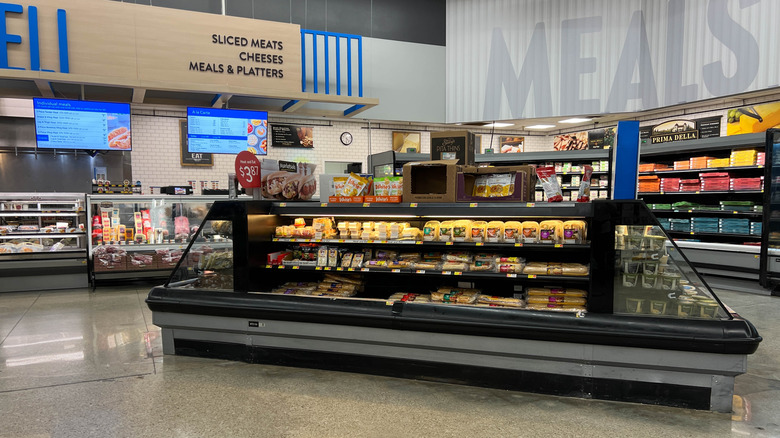 The deli department in a Walmart store