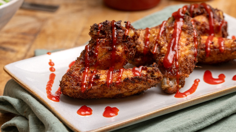 baked Cajun chicken wings