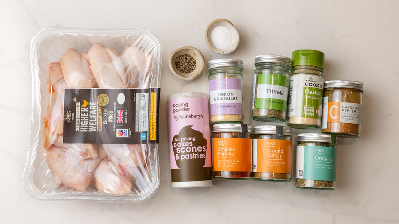 baked Cajun chicken wings ingredients