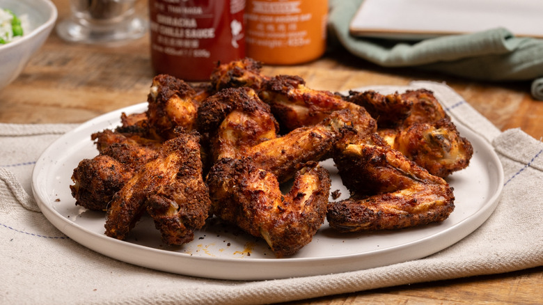 baked Cajun chicken wings
