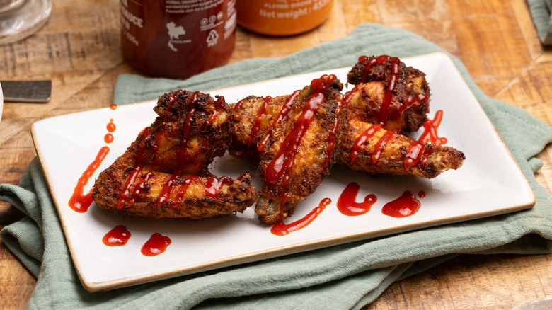 baked Cajun chicken wings