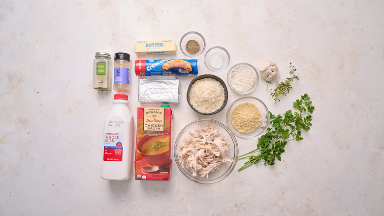 Creamy chicken pillow ingredients