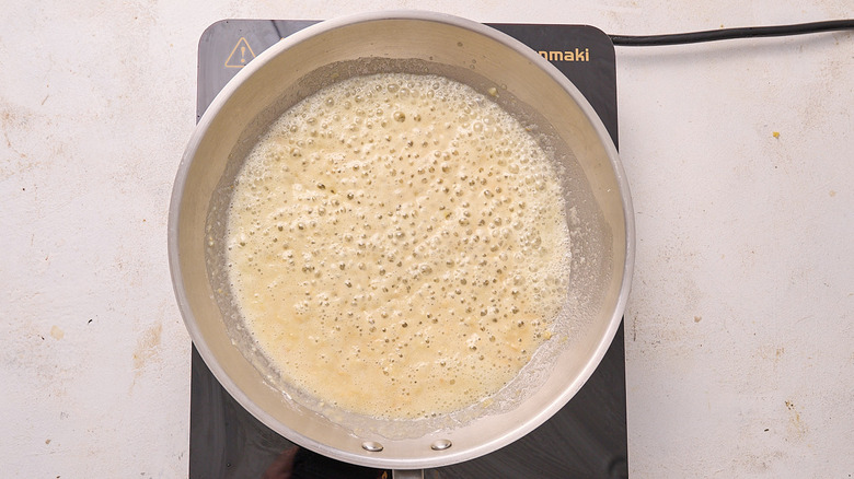 cooking flour into a roux