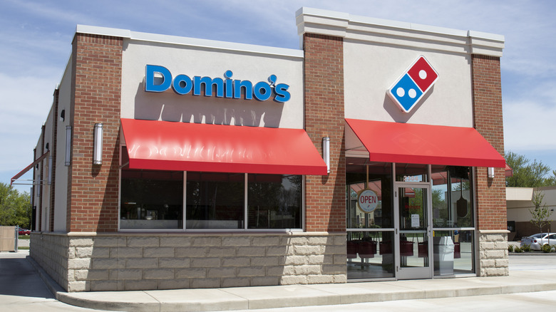 Domino's Pizza building on sunny day