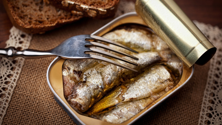 Sardines in a can