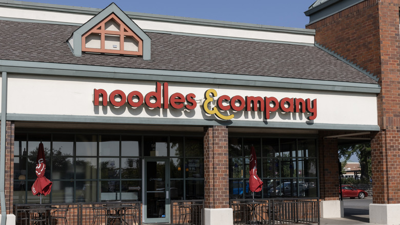 Outside Noodles & Company restaurant