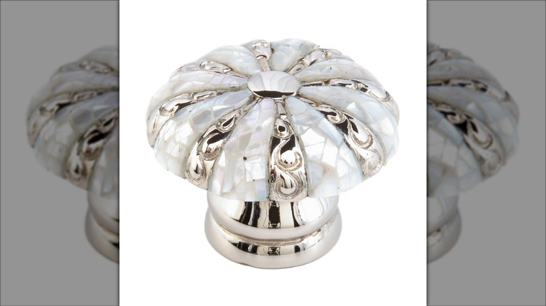 mother-of-pearl cabinet knob