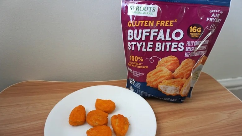 Sprouts chicken nuggets served in bowl