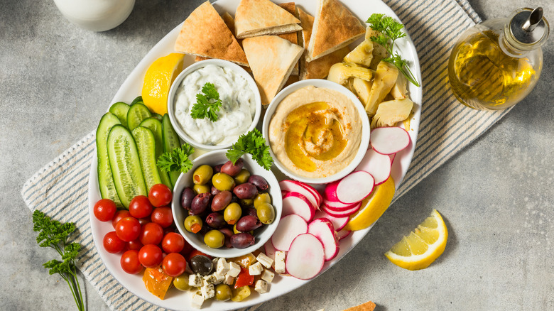 mezze platter