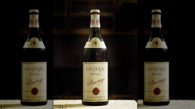 Bottle of Lanzerac Pinotage