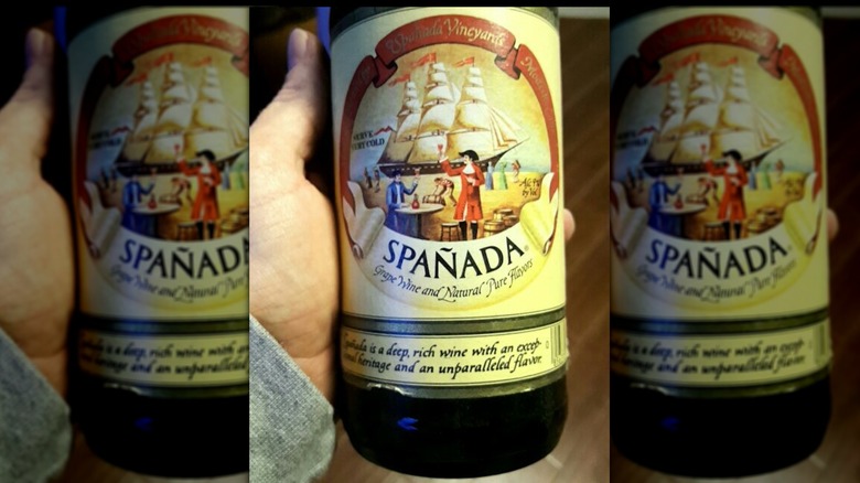 Bottle of Spanada wine