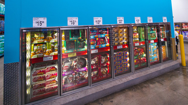Frozen foods aisle at Costco