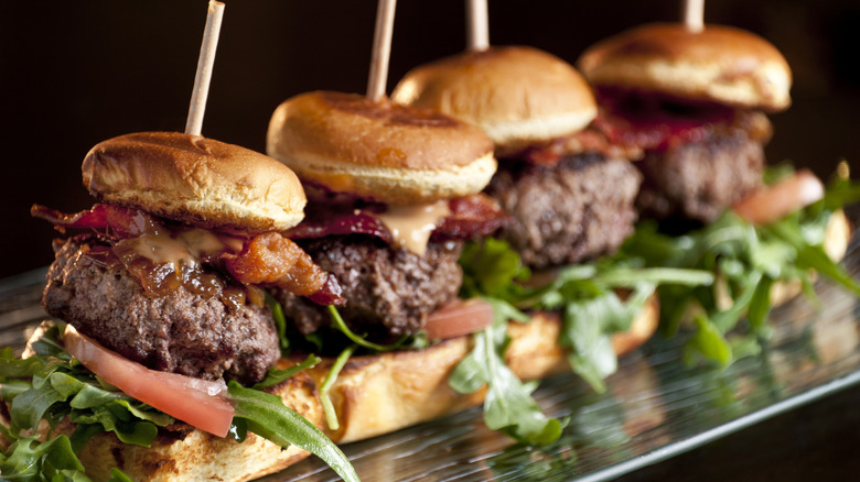 Kobe sliders on platter