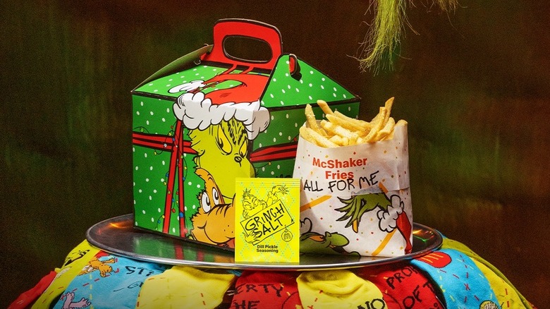 Grinch meal at McDonald's