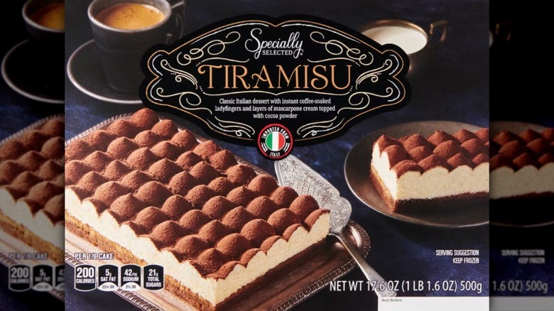 package of Aldi's tiramisu