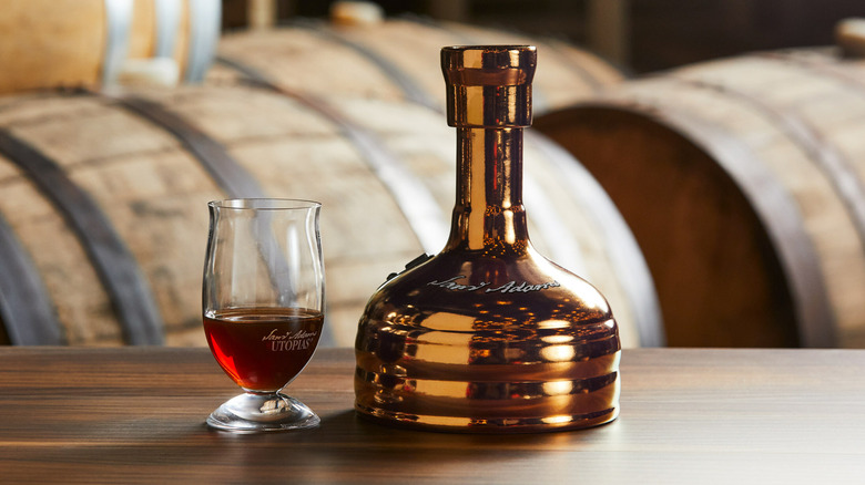 Sam Adams Utopias beer bottle