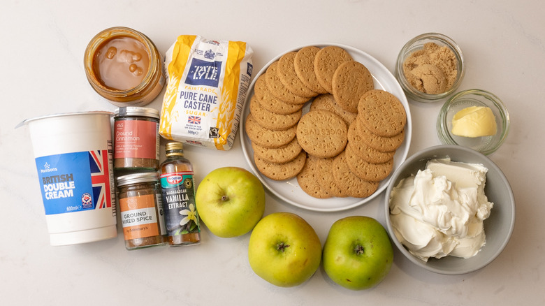 caramel apple icebox cake ingredients