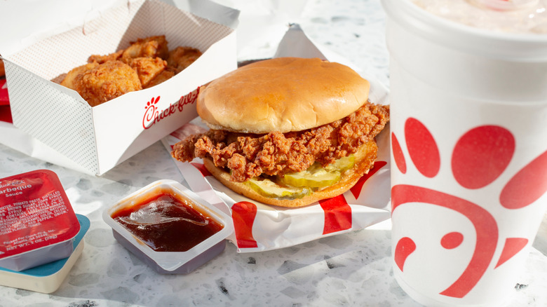 Chick-Fil-A chicken sandwich combo meal