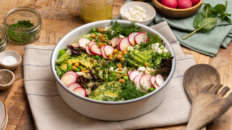 spring-forward chickpea salad