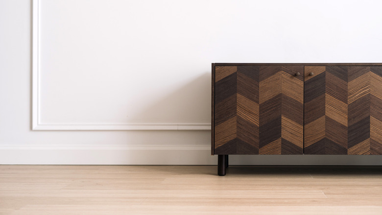 a mid-century modern credenza